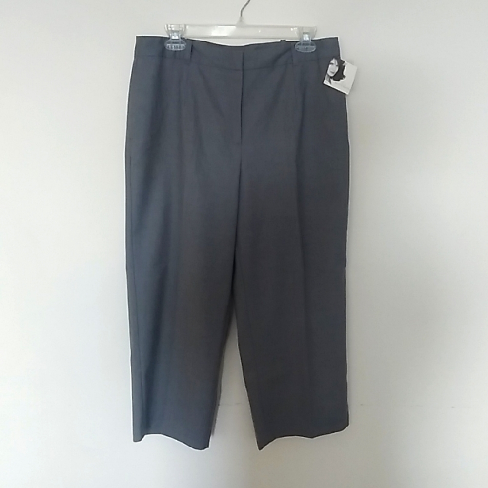 Jaclyn Smith Wide Leg Pants Grey Size 12